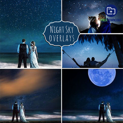 45 Night Sky Photoshop Overlays Download