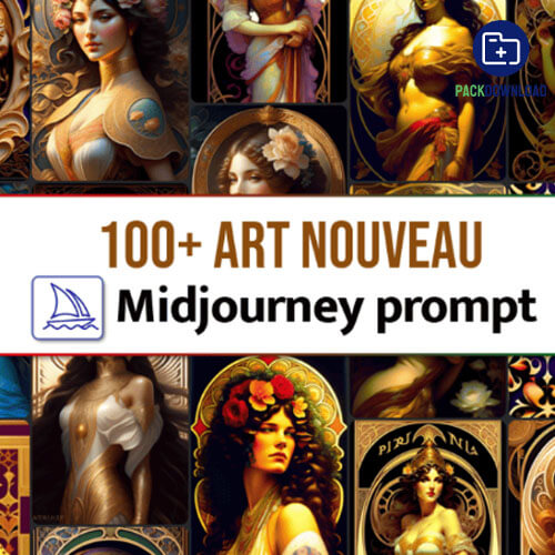 100 Art Nouveau Midjourney Prompts