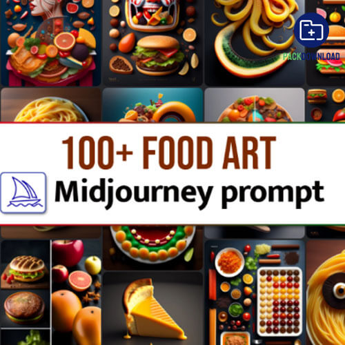 100 Food Art Midjourney Prompt