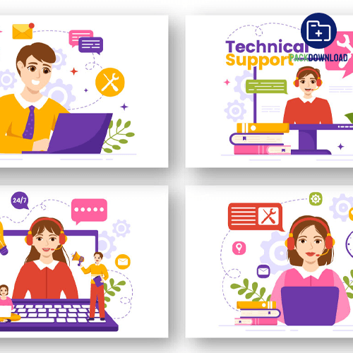 12 Technical Support System Illustration