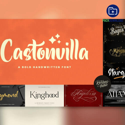 200 Stunning Serif Fonts Bundle