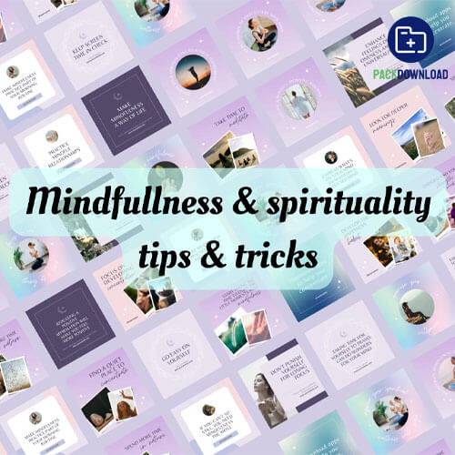 300 Mindfulness Spirituality Instagram Templates