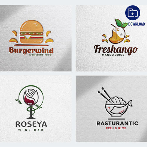 Best 13 Food Or Restaurants Editable Logo