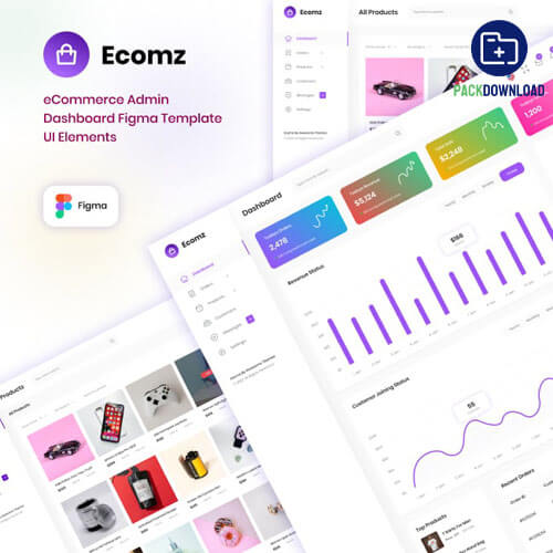 Ecomz Ecommerce Admin Dashboard Template